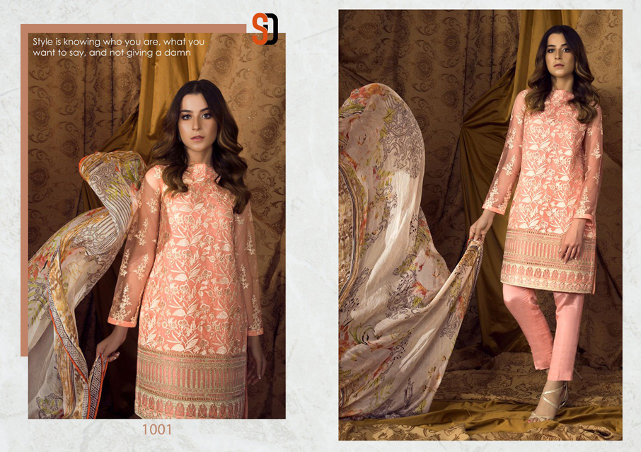 Shraddha Designer Pomposh Semi-Stitched Salwar Kameez Shraddha Designer Pomposh Semi-Stitched Salwar Kameez